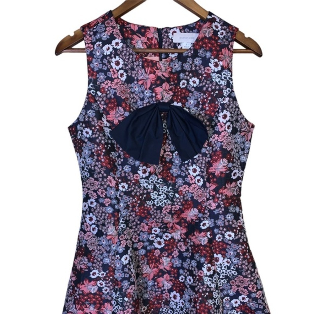 New Mignon Doo Anthropologie bow tied floral dress - Picture 3 of 7